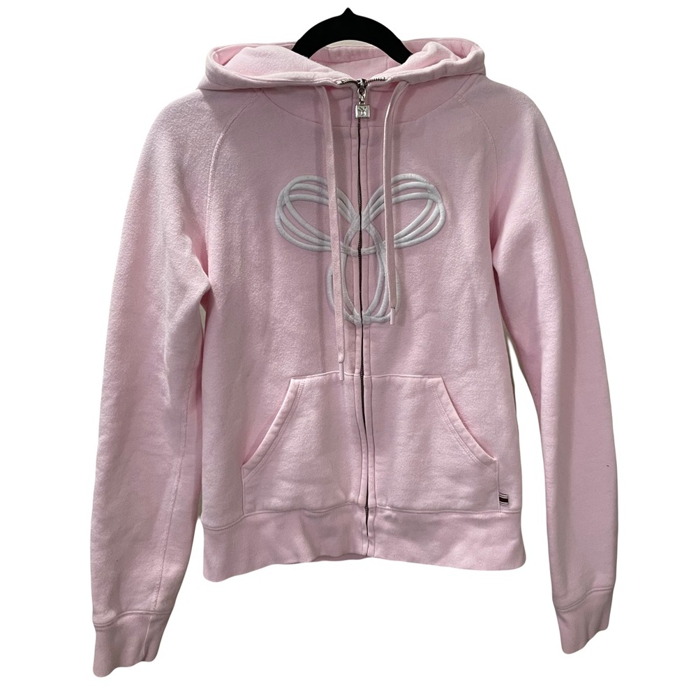 Tna baby pink women’s zip hoodie size medium